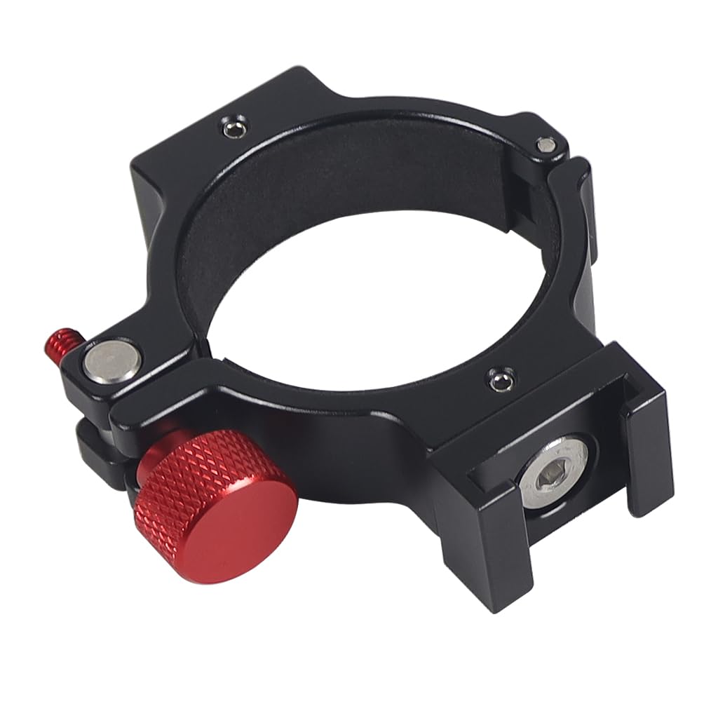 Novelgoal Aluminum Stabilizer Expansion Clip With 1/4 Screw Hole Adjustable Cold Shoe Slot For Osmo5/6 Stabilizers For Fill Lights Microphones