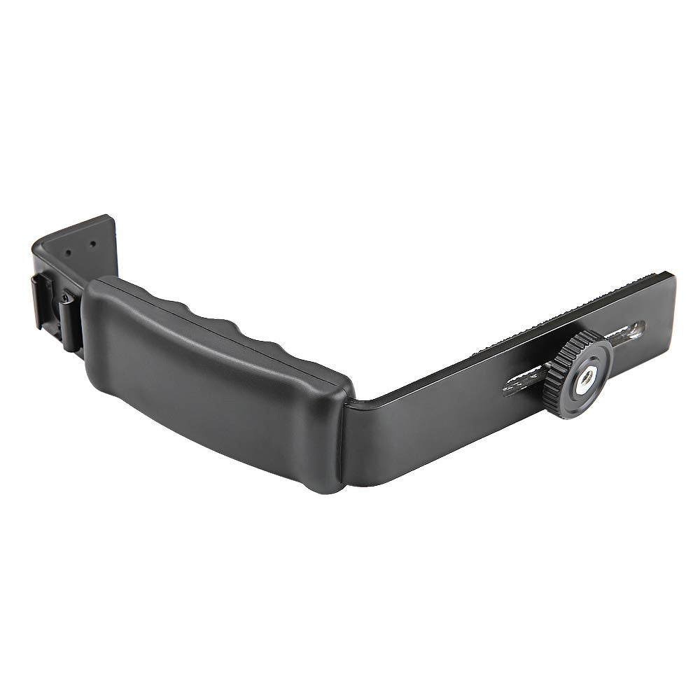 Nc Aluminum Alloy Portable Durable L Style Holder Extension Bracket Mount Stabilizer For Dji For Osmo Mobile 2 For Zhiyun Smooth 4