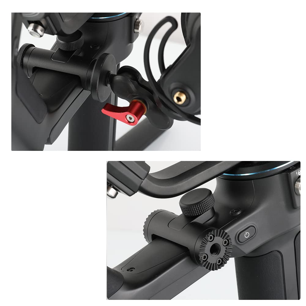 Feiyutech [Official] Arri Rosettes Gear M6 Standard Kit 1/4'' Hole For Feiyu Scprp/Scprp 2 Gimbal/Scorp-C Stabilizer Install Monitor And Microphone
