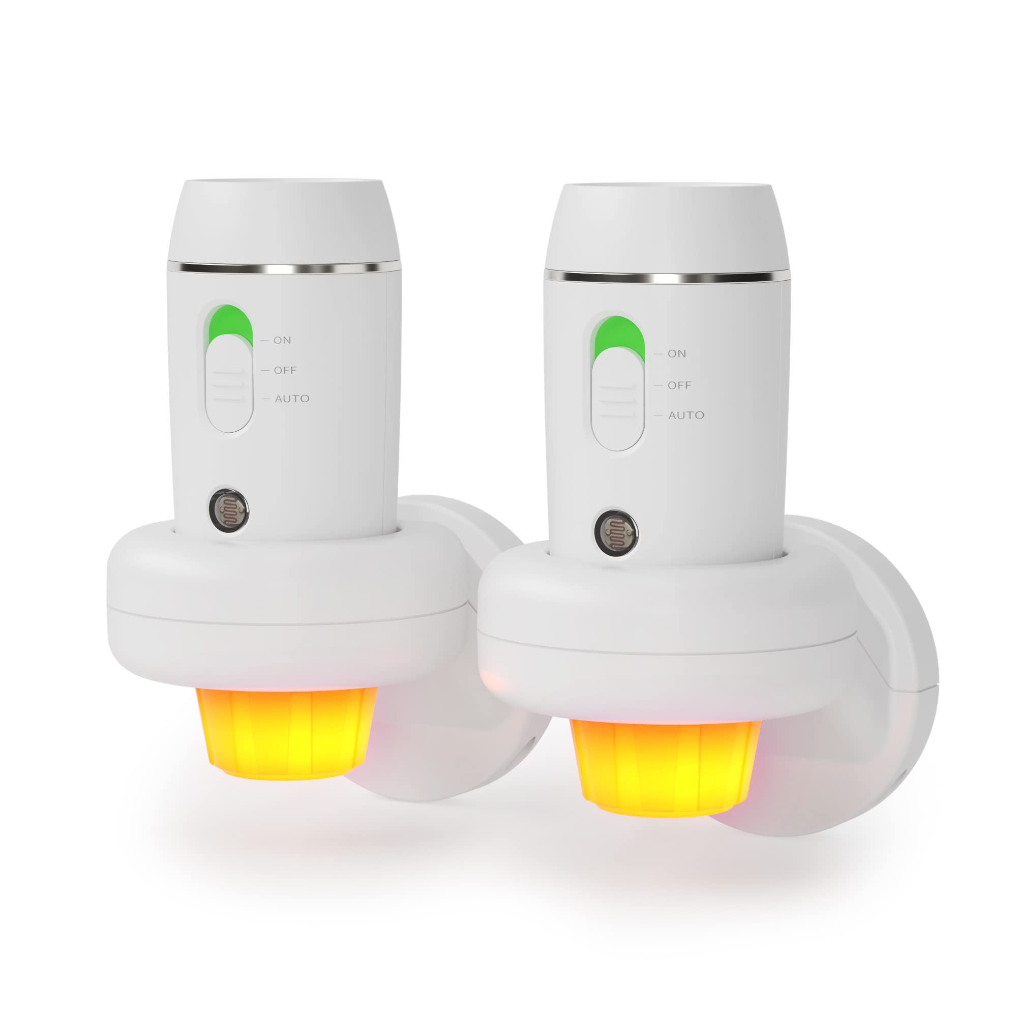Aosbet Thovas Emergency Flashlight - 3-In-1 Led Power Failure Light, Rechargeable Flashlight, Plug-In Night Light, Multi-Function Flashlights - 2 Pack
