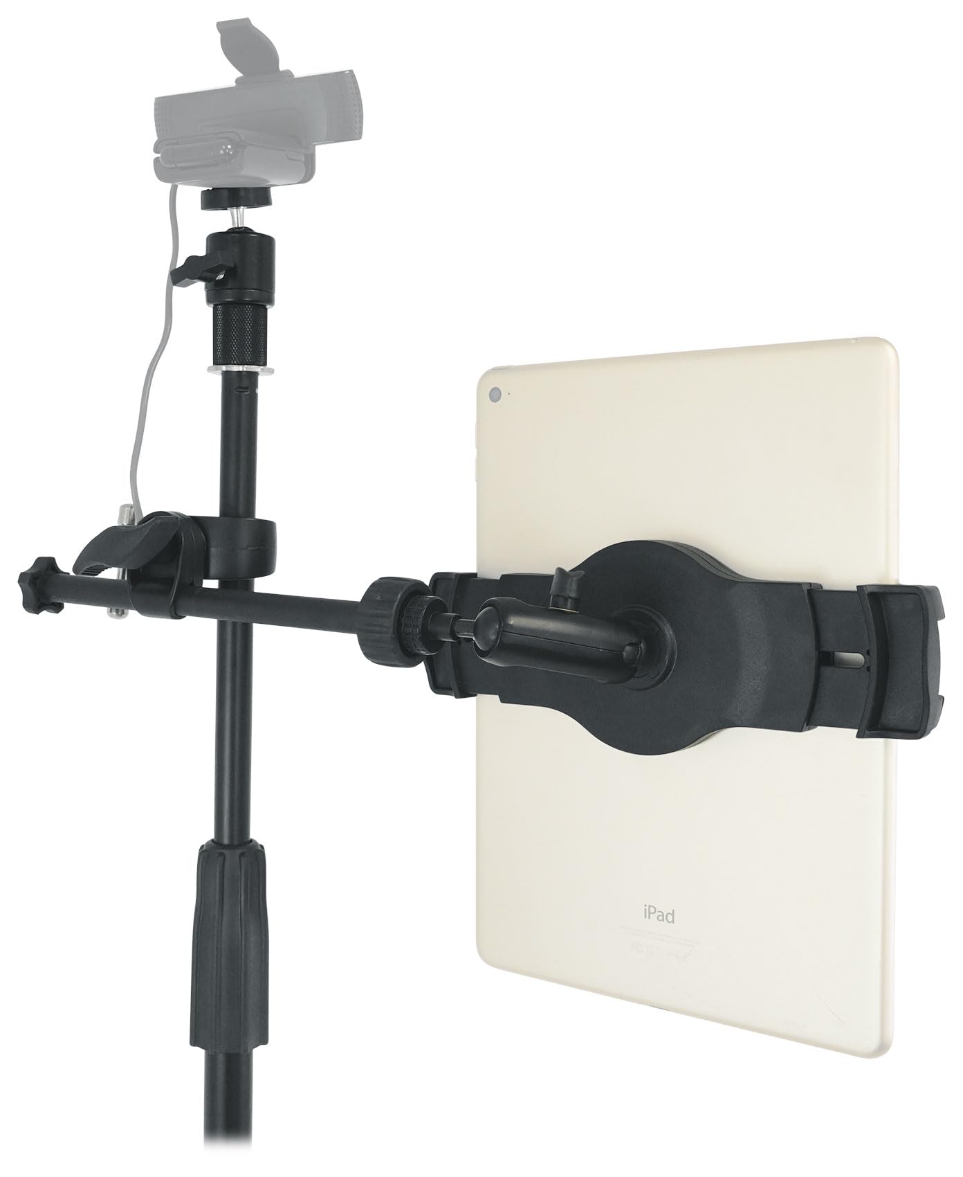 Rockville Camstand Adjustable Tripod Webcam Camera Stand, Swivel Head, Iphone/Ipad Mount, Portable, Heavy-Duty, For Streaming And Vlogging