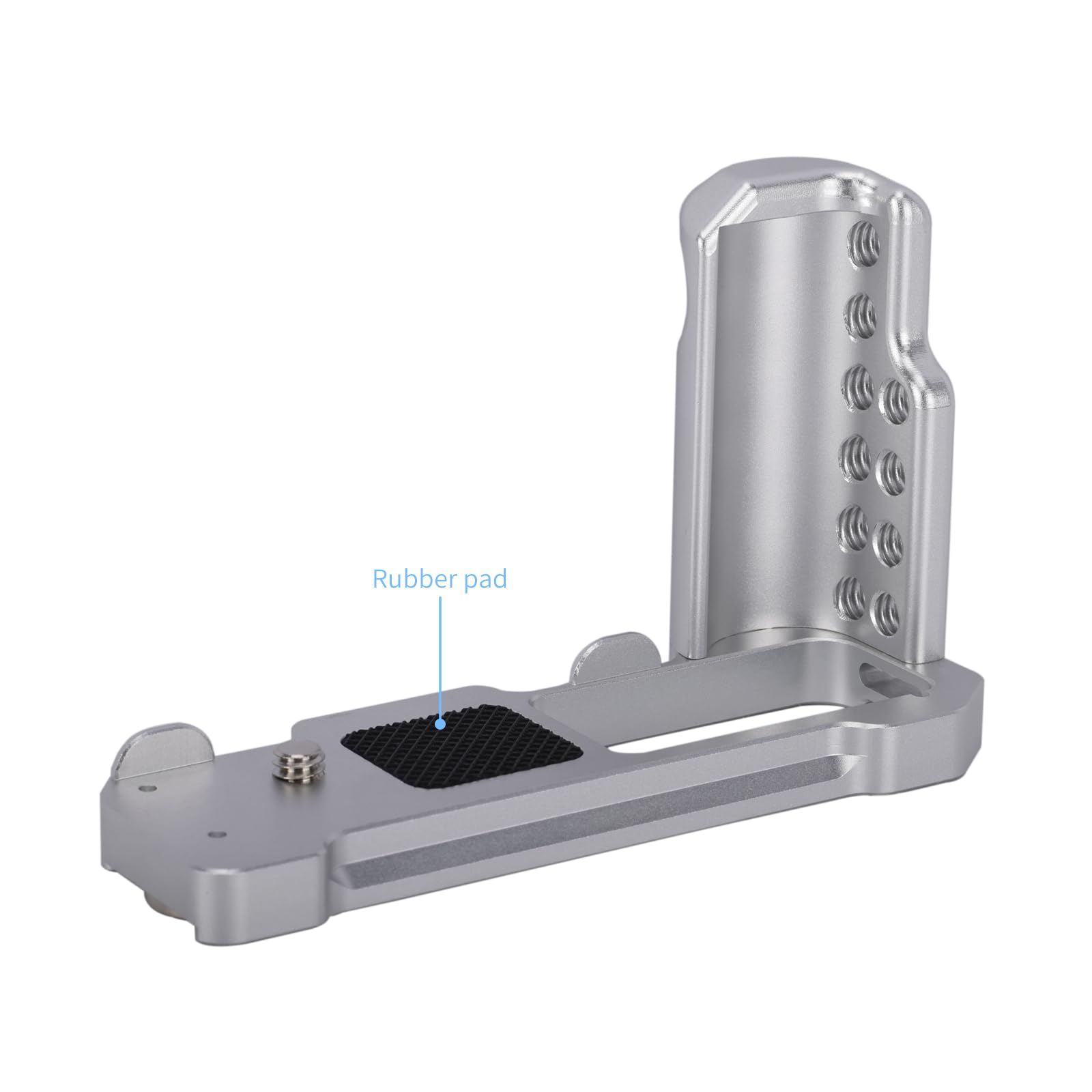 Niceyrig Zv-1 Ii/Zv-1F L-Shape Grip For Sony Vlog Vlogging Camera, Extension Bracket With Quick Release Plate For Arca Style (Silver Version) - 595