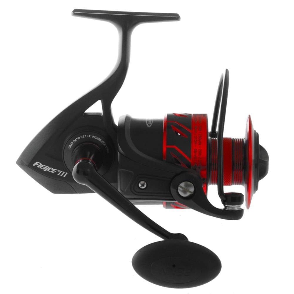 Abu Garcia Penn Frciii6000 Fierce Iii 6000 Spin Reel Rh/Lh Front Drag, 5 Brg