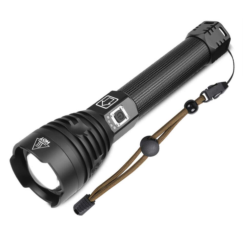 Namina 160000Lm Most Powerful Xhp90 Led Flashlight Brightest Zoom Torch P90 Type C Usb (Updated Version)