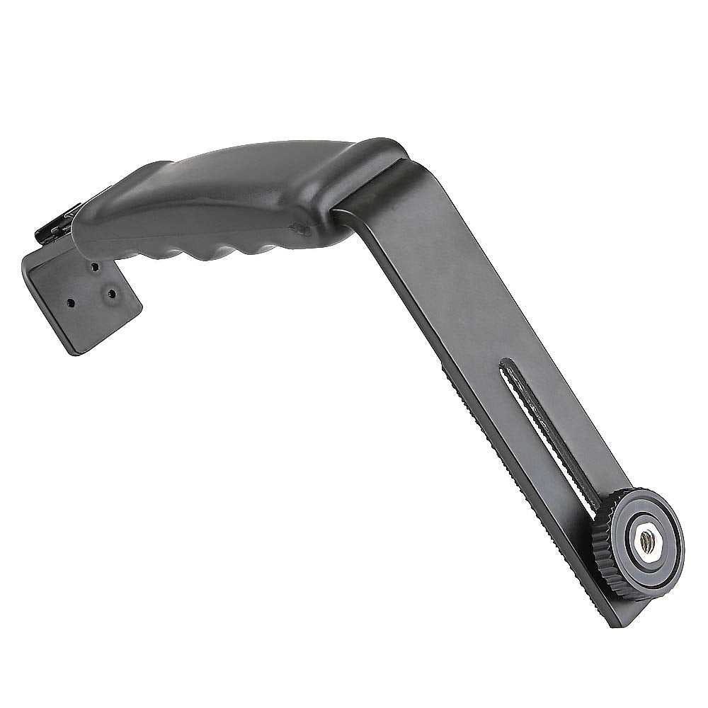 Nc Aluminum Alloy Portable Durable L Style Holder Extension Bracket Mount Stabilizer For Dji For Osmo Mobile 2 For Zhiyun Smooth 4