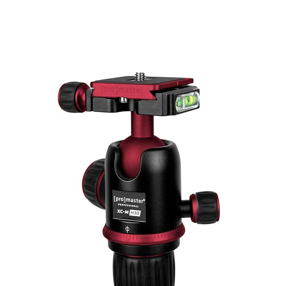 Promaster Xc-M 525K Professional Tripod Kit With Head - Red
