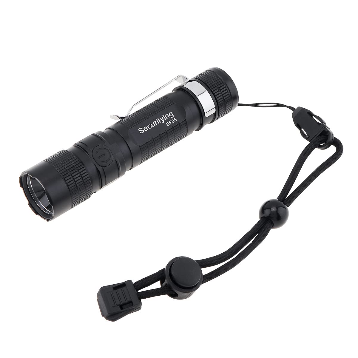 Securitying Ef05 Usb-C Rechargeable Magnetic Edc Flashlight, 887 Lumens 5 Modes Zoomable Ipx-6 Water-Resistant Mini Led Torch With Clip, Usb Cord, Lanyard, Power Indicator (Battery Not Included)