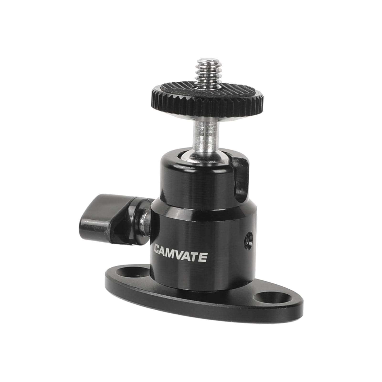 Camvate 1/4"-20 Mini Ball Head With Ceiling Mount For Cctv & Video Wall Monitors Mount - 1991