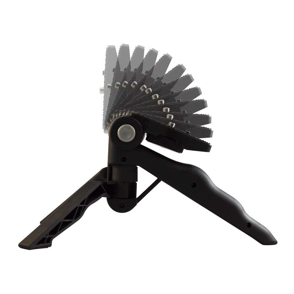 Ecostconnection 6.5" Inch Adjustable Tabletop Steady-Shot/Hand Grip Tripod For Dslr Cameras & Camcorders + Microfiber Cloth