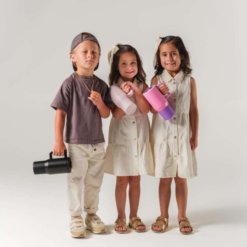 Hydrojug Kids - 20 Oz Insulated Kids Water Bottle With Flip Straw & Handle  Leak-Proof & Durable