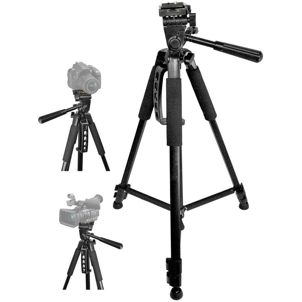 Optura Hd Optics 60" Inch Tripod For Nikon D7100 D7000 D5500 D5300 D5200 D5100 D3300 D3200 D3100 D3000 Dslr Cameras