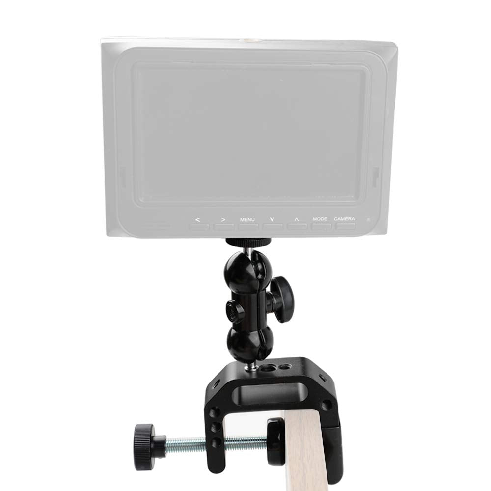 Camvate Camera Clamp Mount For Dslr Camera Led Video Light And Binoculars Holder Mount - 1122