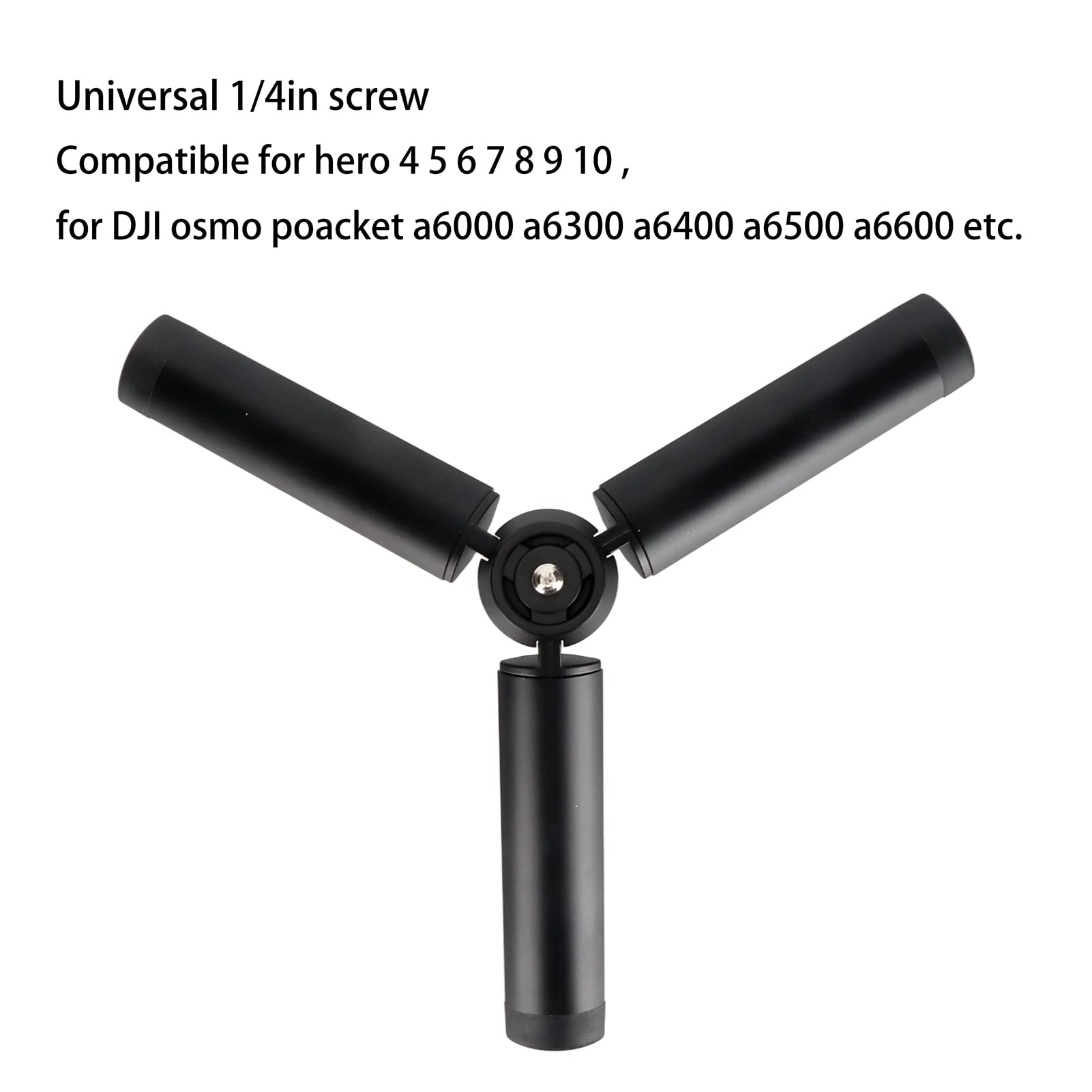 Diyeeni Multifunctional Stabilizer Lightweight Mini Tripod With Universal 1/4In Screw For 4 5 6 7 8 9 10,,Rx0 Ii Rx100 Vii, G7Xii Iii, Portable And Lightweight