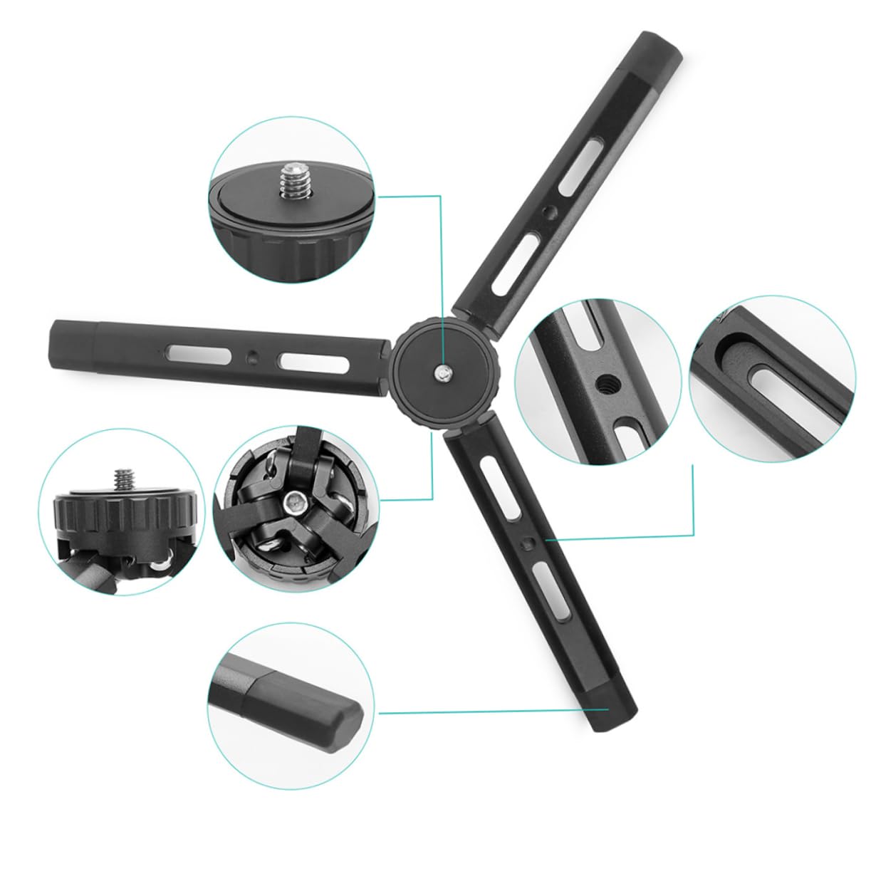 Artibetter Camera Tripod Mobile Phone Live Photography Rack Mini Camera Mini Tripod Tabletop Stand Mini Tripod For Phone Video Tripod Dogital Camera Lightweight Tripod Cell Phone Telephone