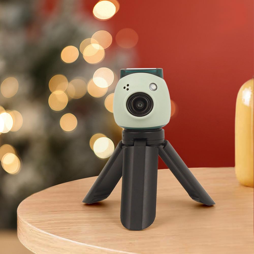 Muziri Kinokoo Mini Tripod For Fuji Instax Pal With 1/4 Inch Screw - Compatible For Instax Pal/Evo/70/Lomo Instant Camera - Portable Camera Mini Tripod With Slip Resistant Rubber Footpads - Black