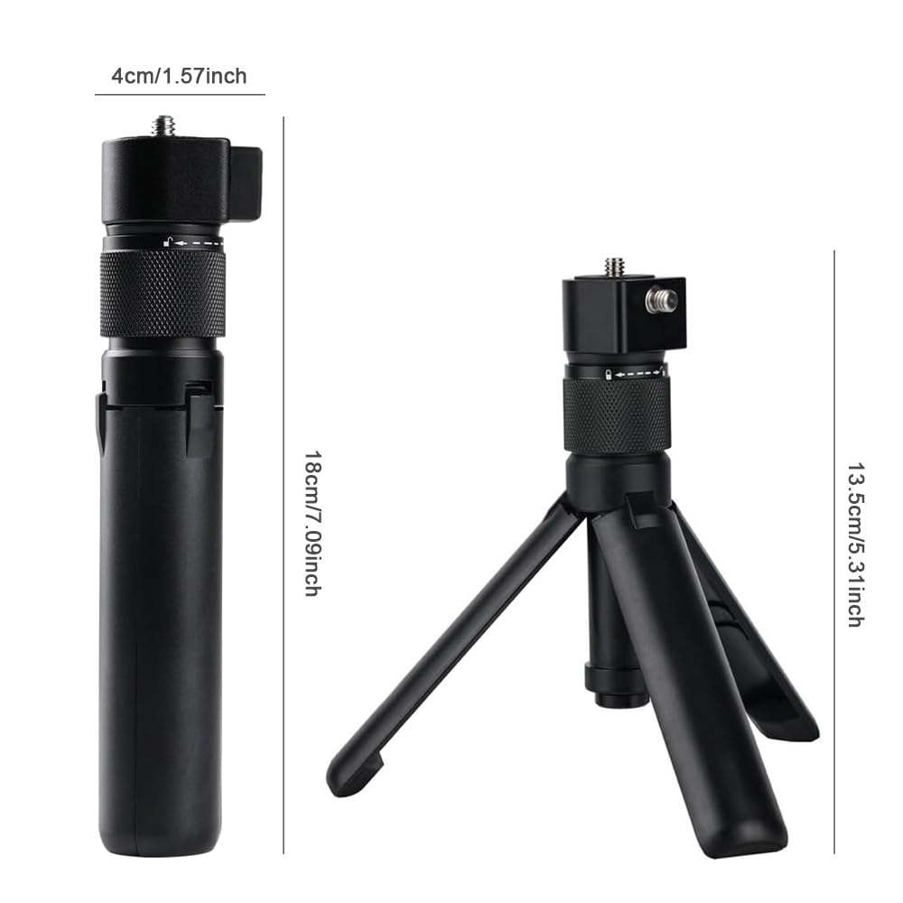 Topling Bullet Time Handle Tripod Multi-Functional Tabletop Fold Tripod For Insta360 X4, Insta 360 X3, One Rs, Go Pro Hero 11 10 9 5 4 3 Sport Action Camera Accessories
