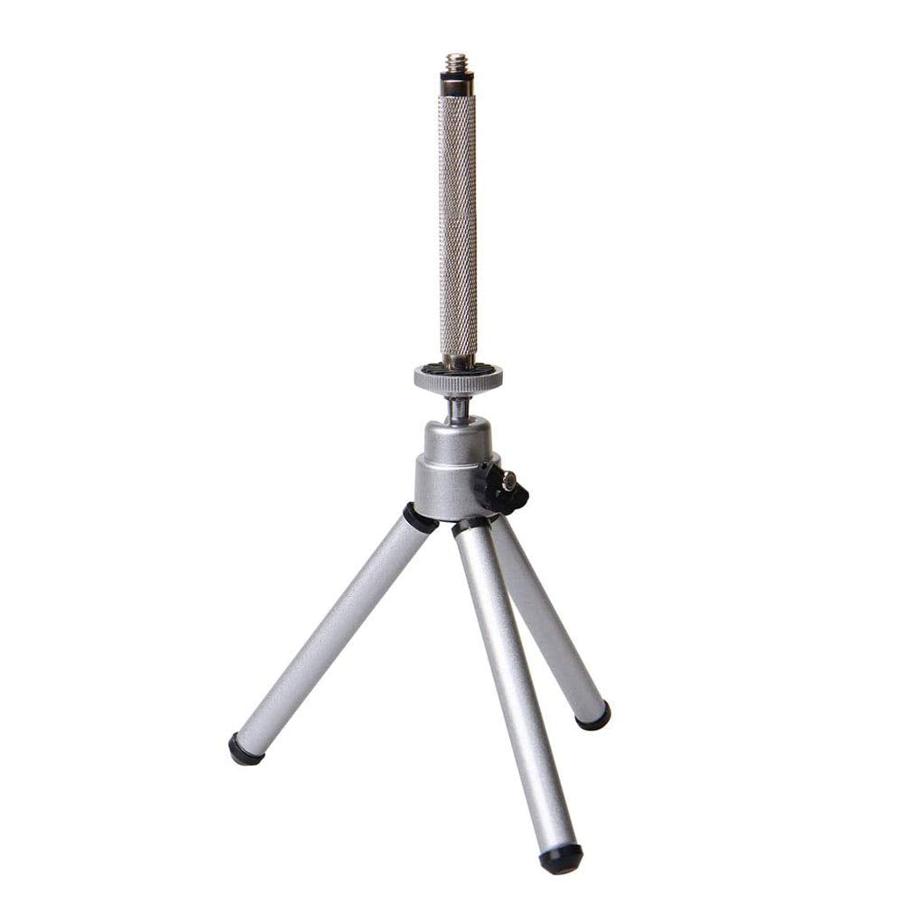 Koroao 1/4” Universal Tripod Extender Rod For Livestream Broadcast Extender Rod Support Camera Clamp Mount For Desktop Tabletop Stand Tripod (4.72Inches)