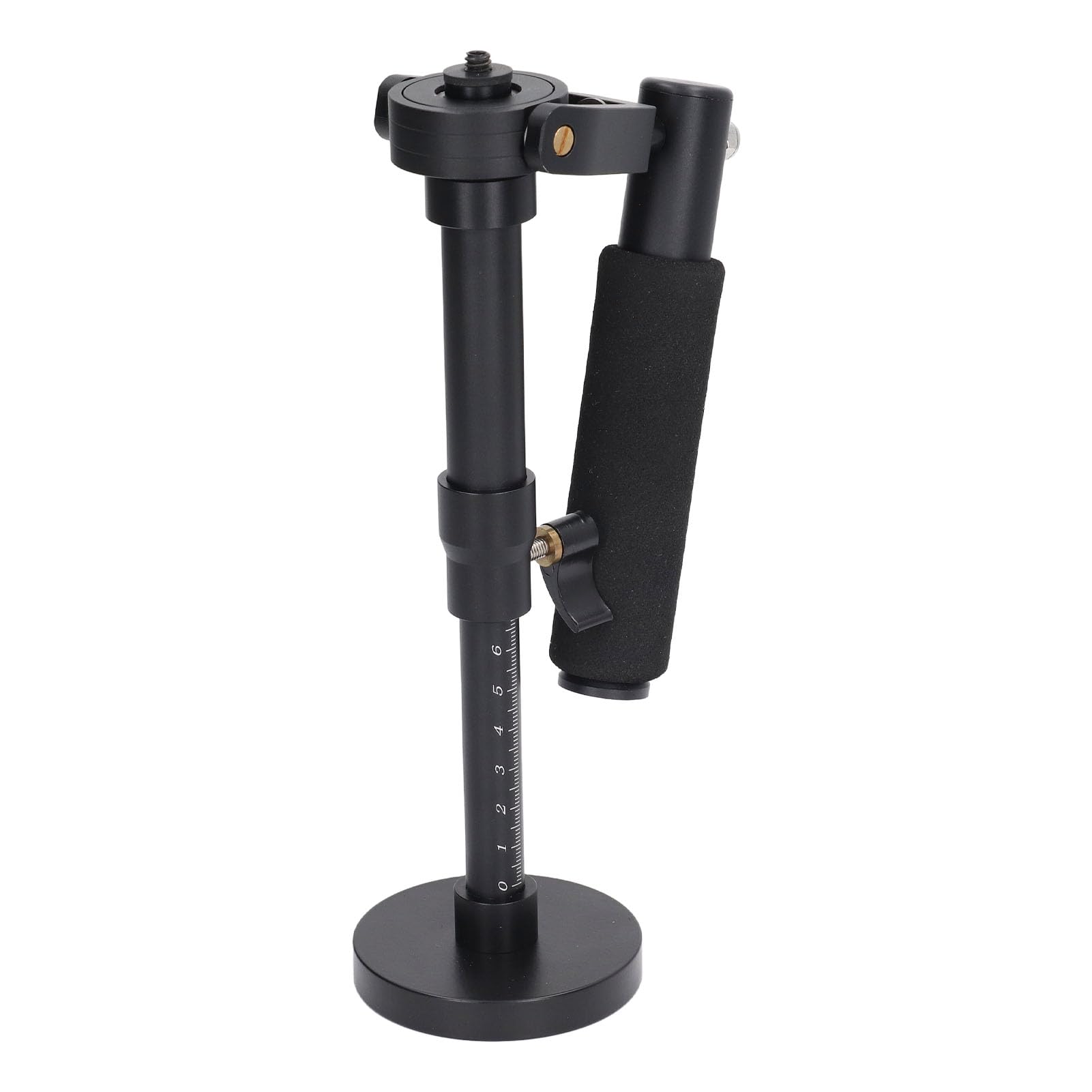 Denash Micro Balancing Camera Stabilizer, Height Adjustable Smooth Telescopic Hand Stabilizer, 3 Axis Handle, 1/4 Screw Port For Dslr