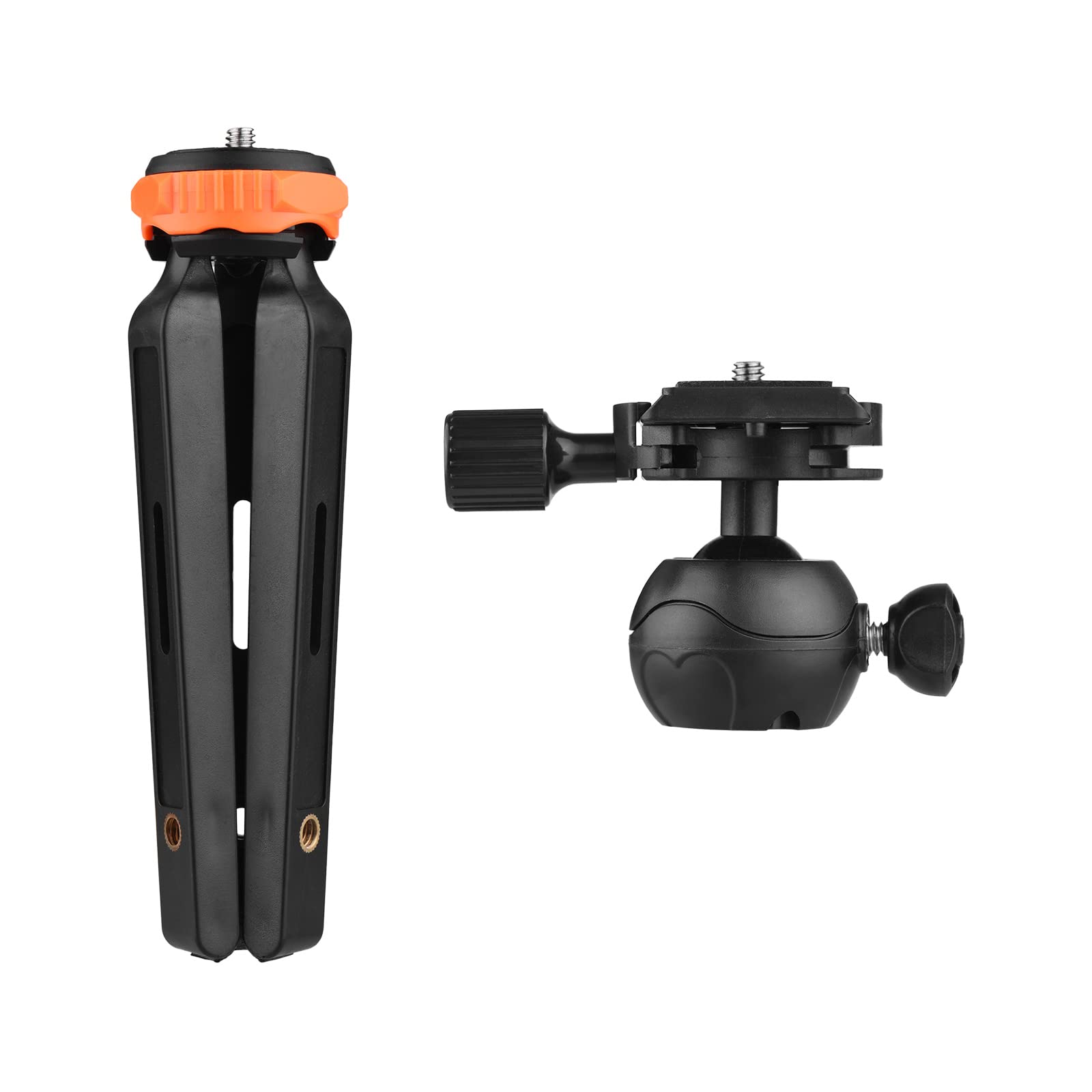 Wisoqu Mini Tripod With 1/4 Inch Screw, Wide Application, Sturdy And Portable Design, Height Adjustable For Dslr Ildc Action Cameras