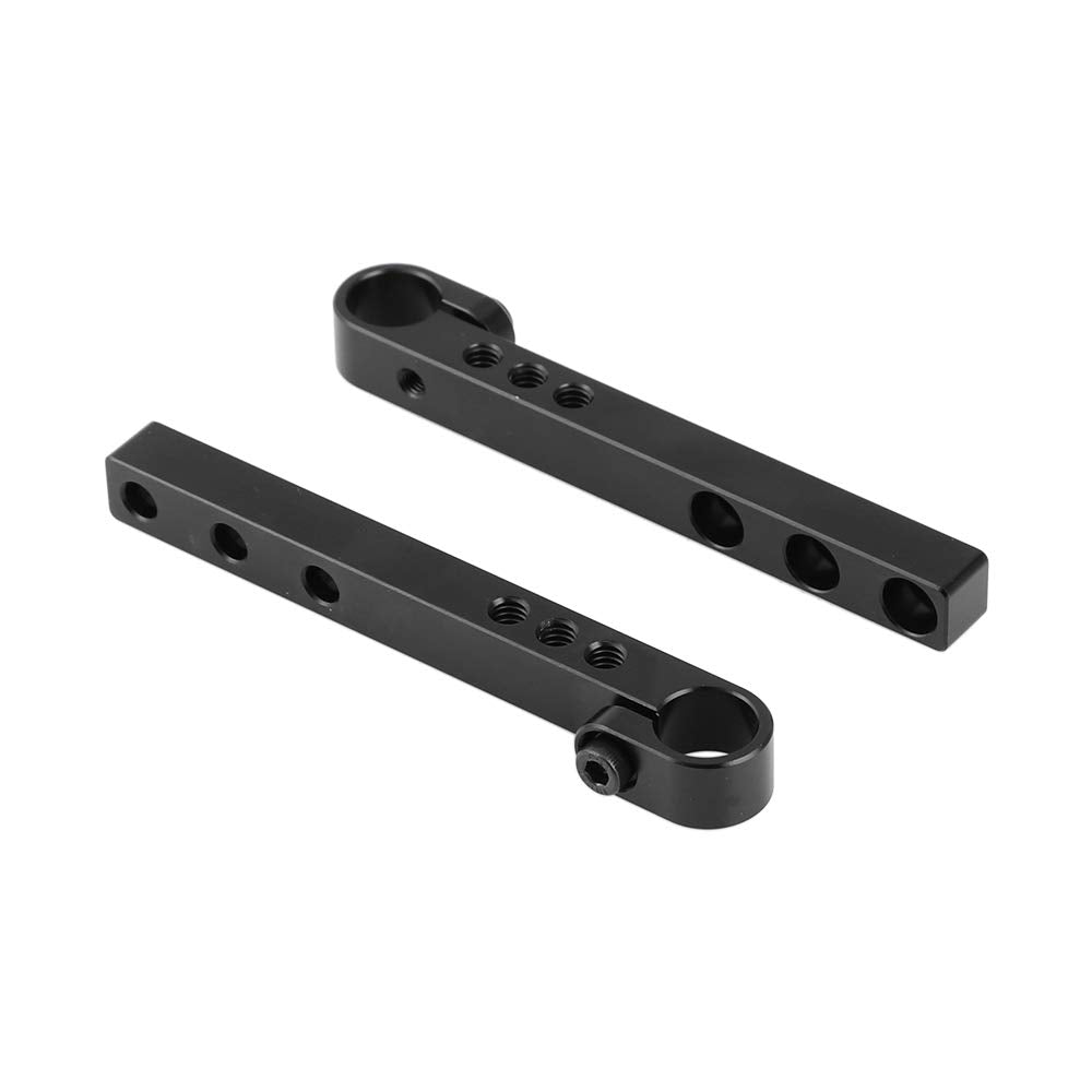 Camvate 124Mm Cross Bar With 15Mm Single Rod Adapter For Dlsr Camera Cage Kit (A Pair) - 2338
