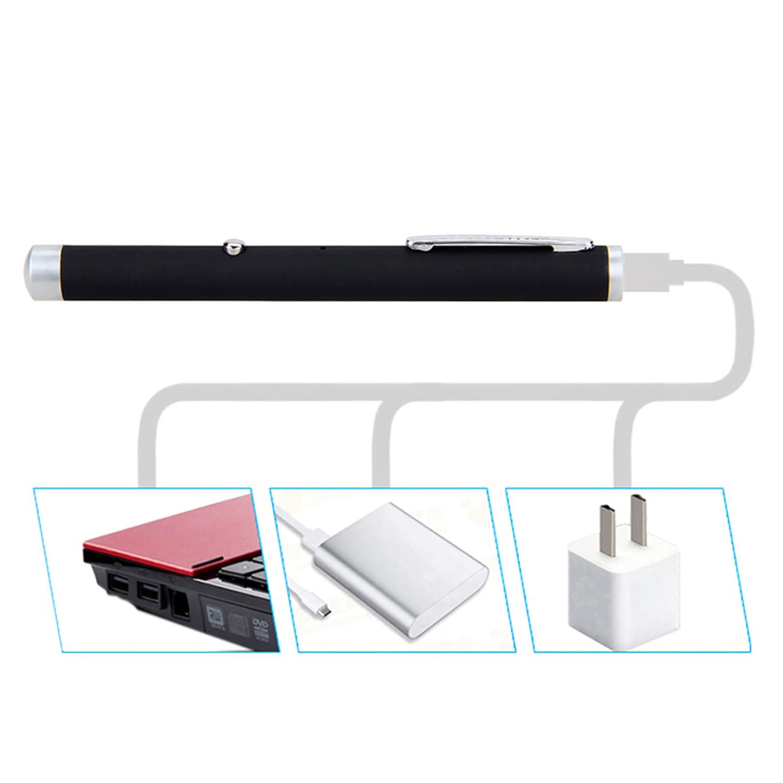Eazmong Portable Usb Rechargeable Flashlight, High Brightness Flashlight, Suitable For Beach Camping, Mountaineering, Night Stargazing, And Engineering Instructions.