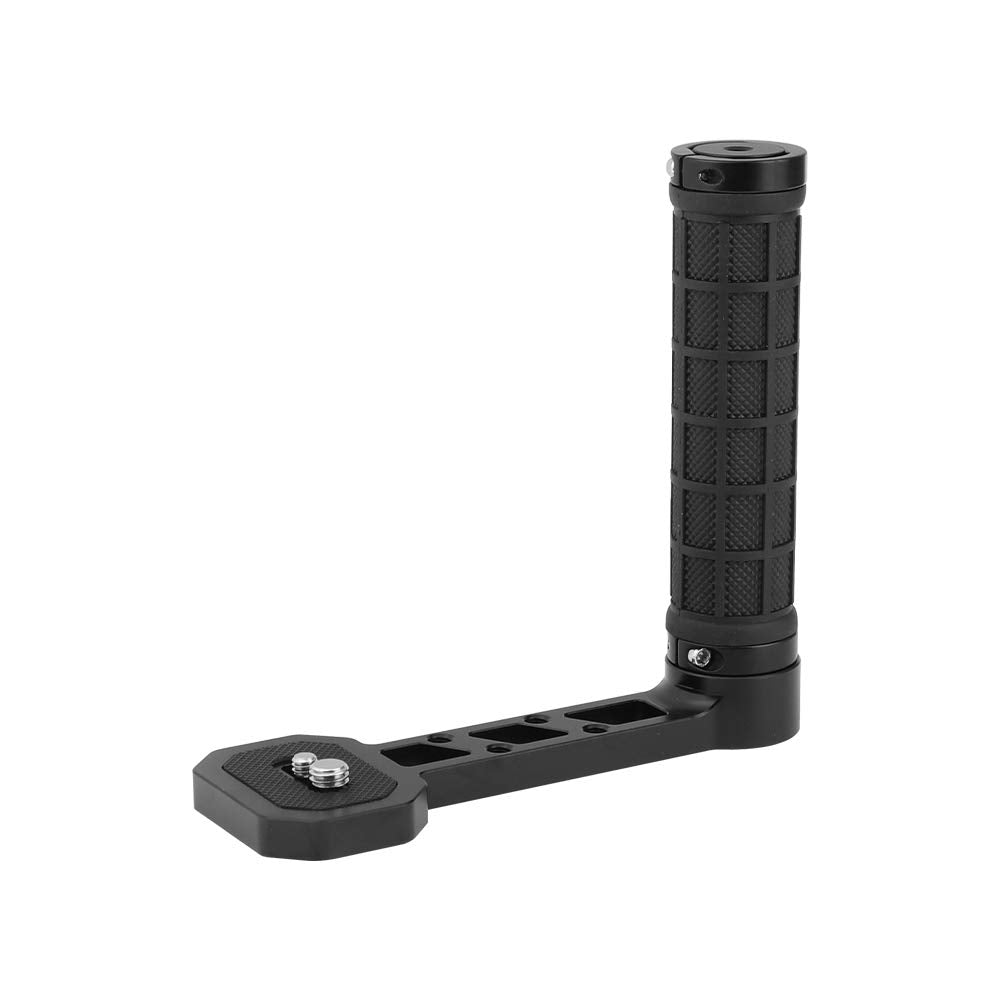 Camvate Side Handgrip (Rubber-Covered) L Type For Dji Ronin-S/Sc & Zhiyun Crane 2 / V2 Stabilizer Gimbals - 2450