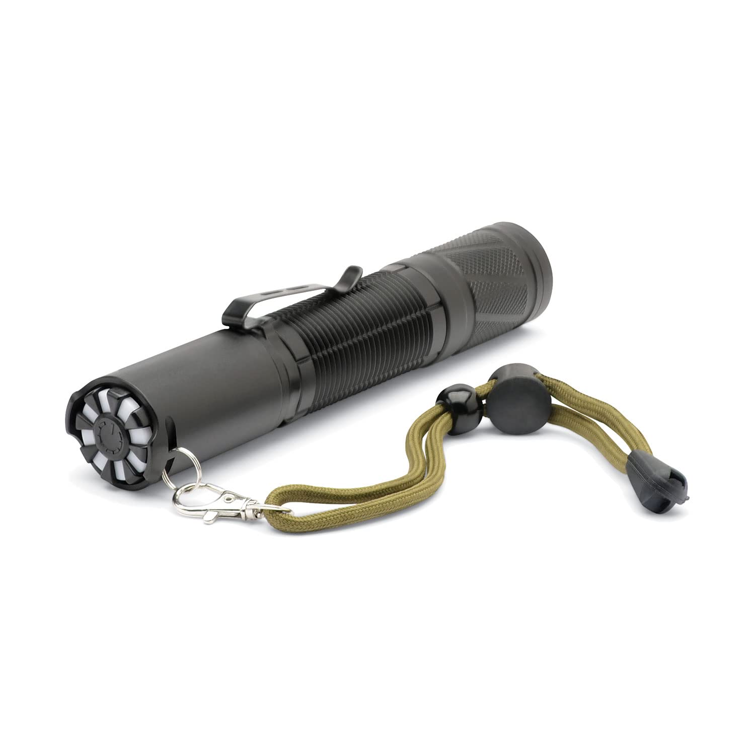 Cyclops Handheld Aluminum Housing 1200 Lumens Rechargeable Pocket Flashlight For Camping, Hiking, Emergency