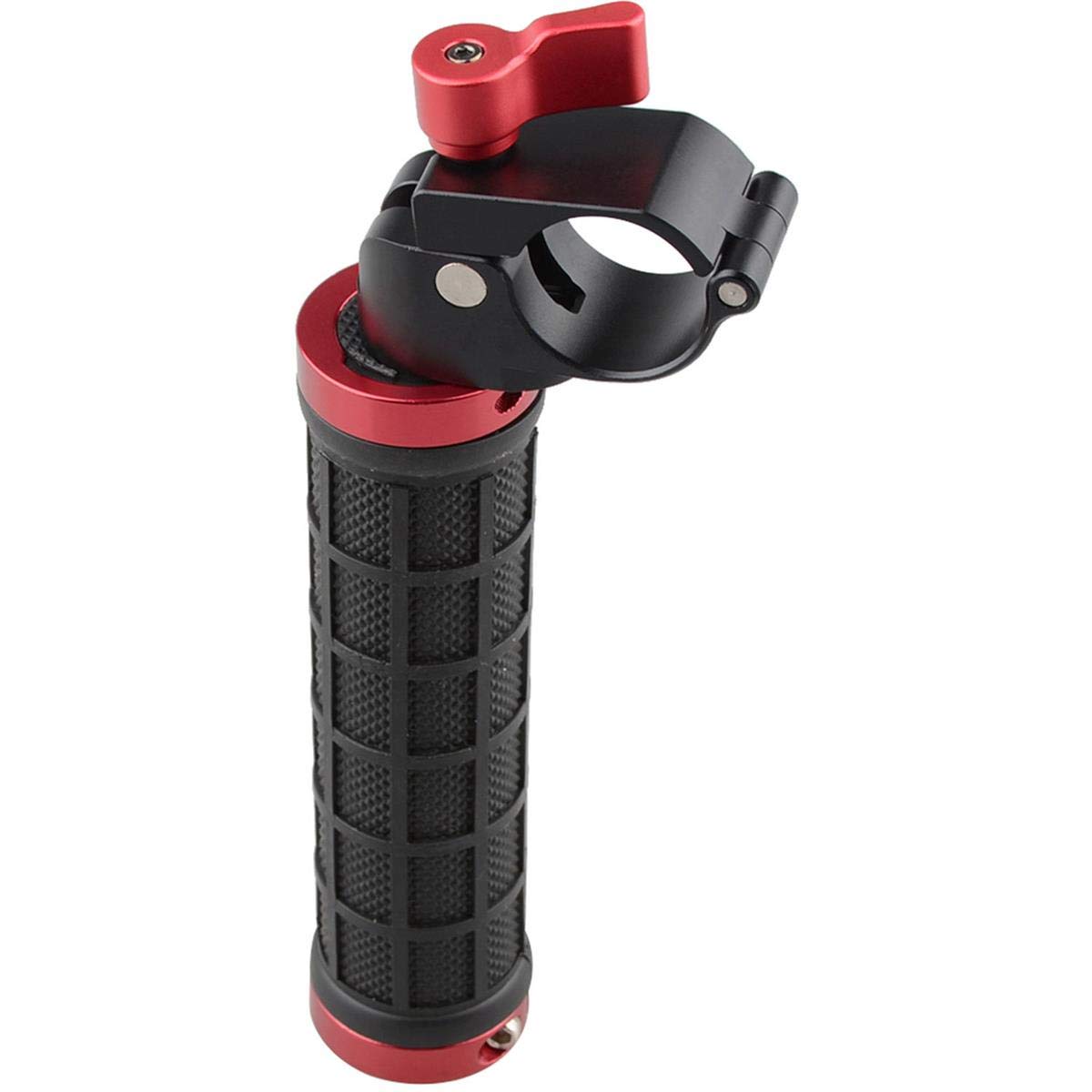 Camvate Right And Left Hand Rubber Handle Grips With 25Mm Rod Clamps For Dji Ronin-M