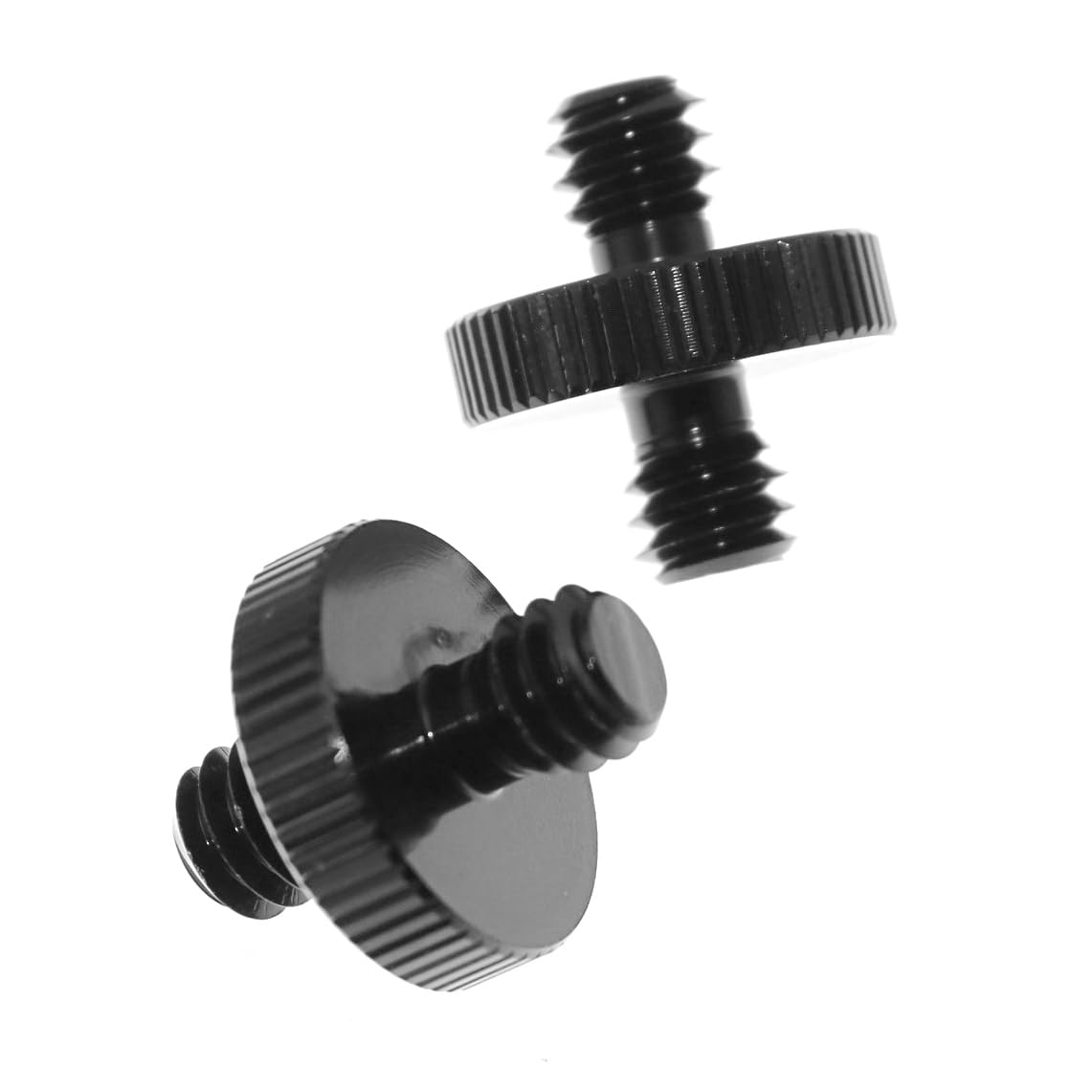 Lind Kitchen 6Pcs Black 1/4'' Male To 1/4'' Male Threaded Tripod Screw Adapter Double Head Stud Standard Mounting Thread Converter For Light Stand Shoulder Rig Tripod Camera Cage Mount
