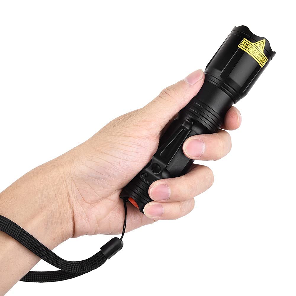 Junchi 4 Color In 1 Multicolor Flashlight Rechargeable 150000 Lumens Red White Blue Green Multi-Color Rgbw Led Flashlights Zoomable Waterproof Utility Flash Light For Night Vision Fishing Astronomy