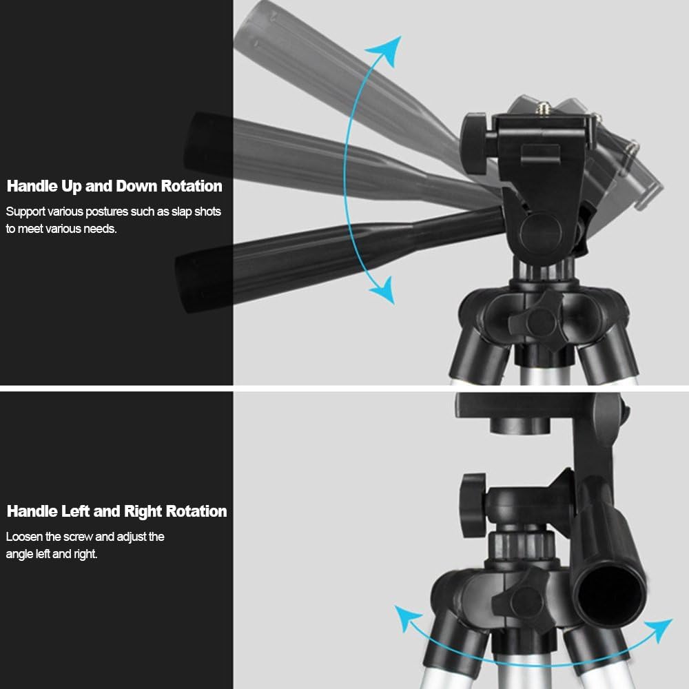 Acetaken Tripod For Webcam, 25.6'' Webcam Tripod Stand Compatible With Logitech C920/Mx Brio 4K/Brio 4K Pro/Brio 500/Streamcam/C922/C930/C615 Webcams