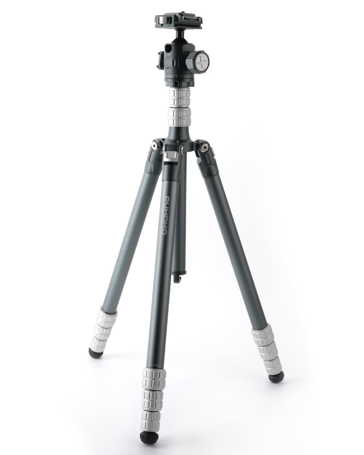 Pukoko Camera Tripod Stand For Phone And Camera With 360° Ball Head Quick-Release Arca-Swiss Mount System For Dslr Camera Camcorder,Phone Max Load 17Lb