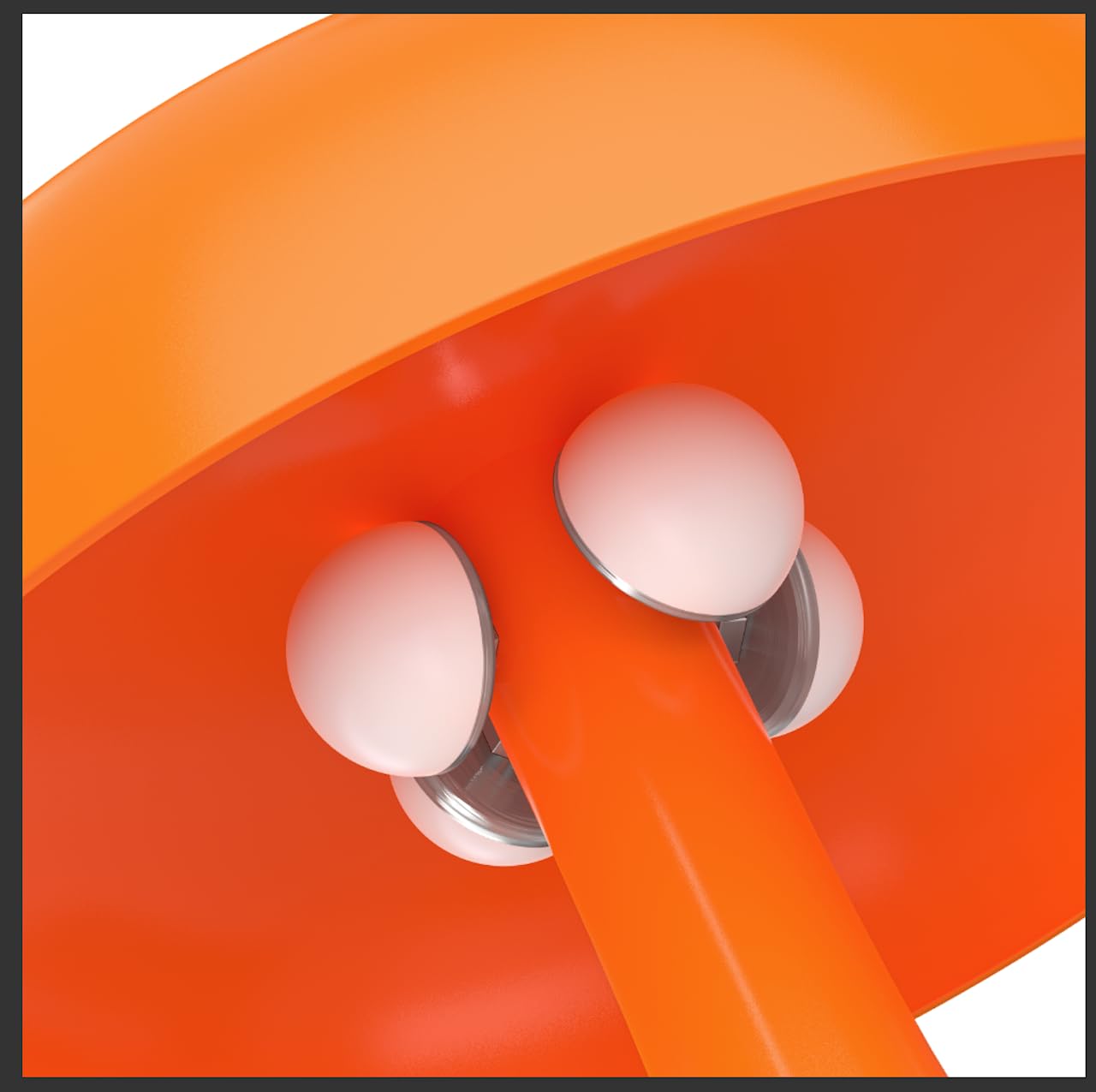 Hüga Collective Huga Collective Mandarin Dream Dimmable Mushroom Lamp | Vintage Retro Mushroom Table Lamp For Ambient Lighting
