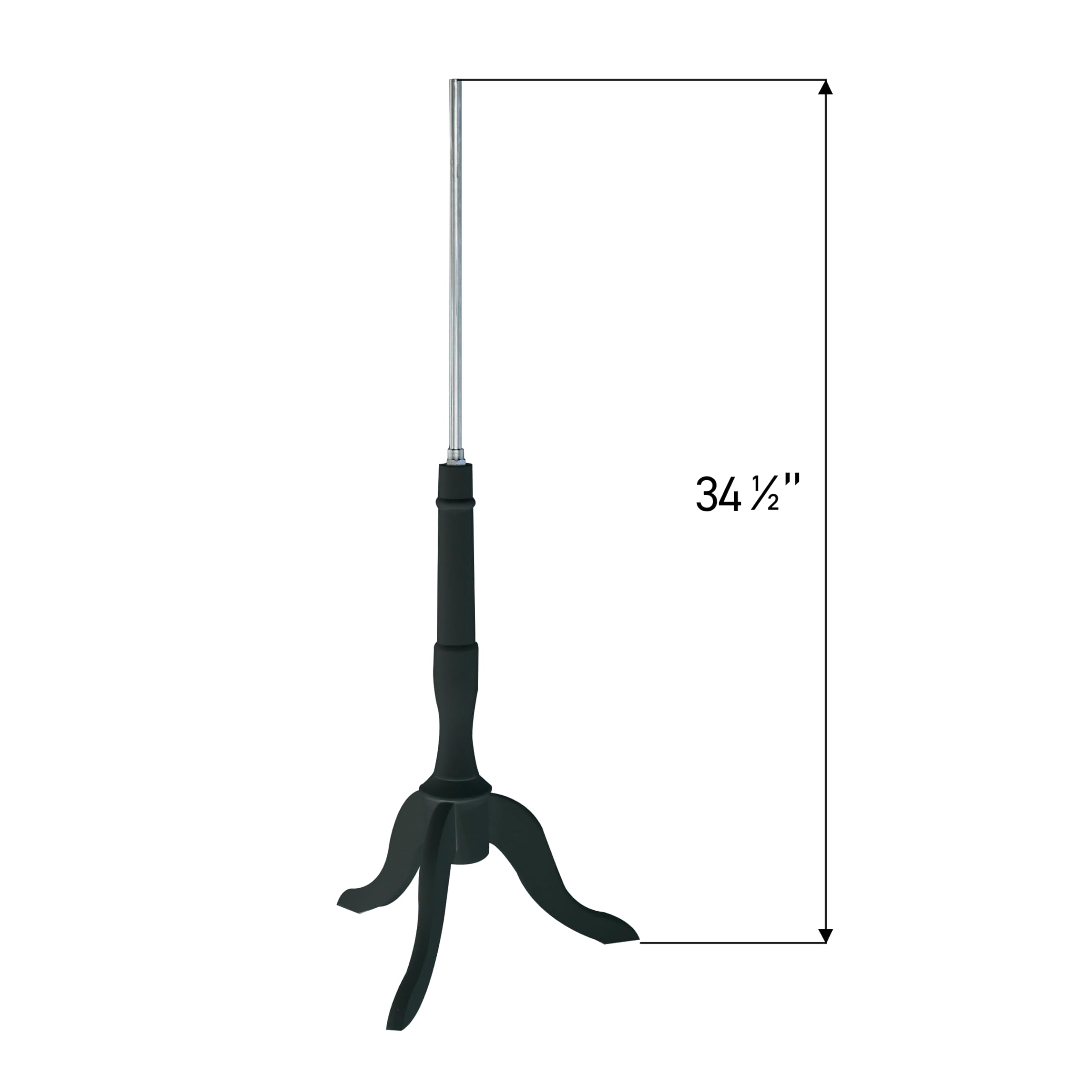 Sswbasics Black Wood Tripod Dressmaker Form Base