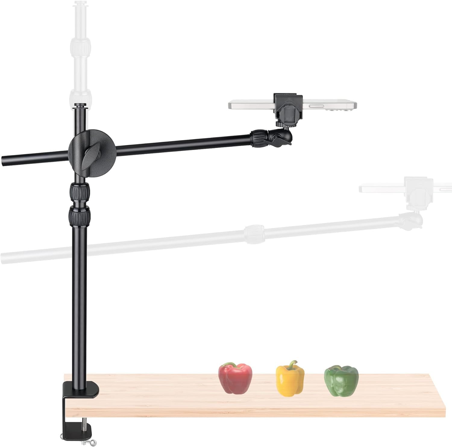 Fantaseal Overhead Tripod Phone Webcam Stand