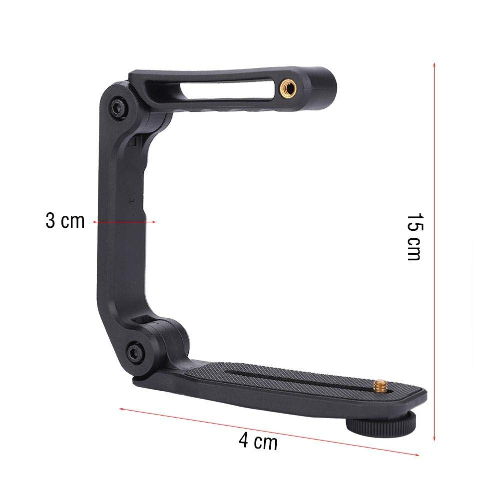 Oumij U-Grip Video Filming Camera Handle With Standard 1/4 Threaded Interface Foldable Handheld Stabilizer Holder Grip, Gimbal Stabilizer Accessories For Ordro