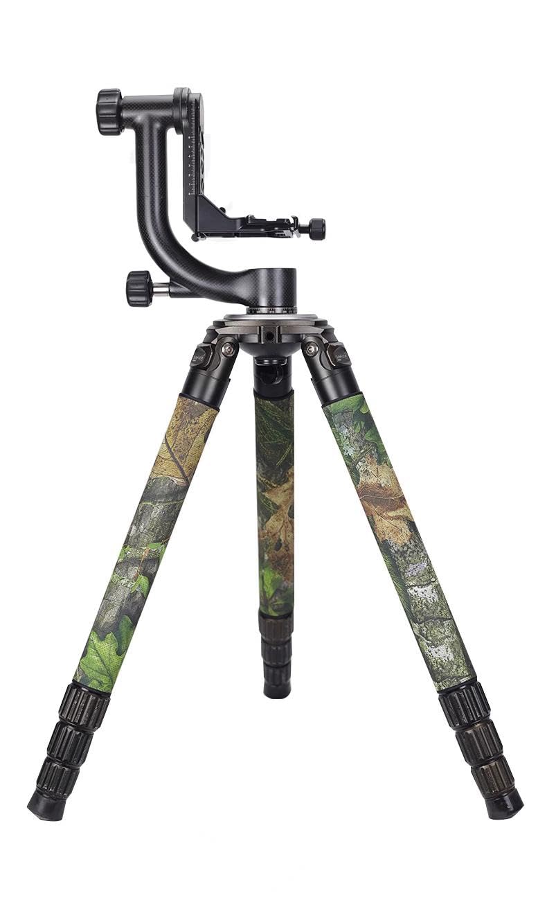 Chasing Birds Camouflage Waterproof Tripod Protective Cover For Gitzo Traveler/Mountaineer/Syestematic Tripod Leg Protective Cover (Gk1545T-Rti, Green Leaf Camouflage)