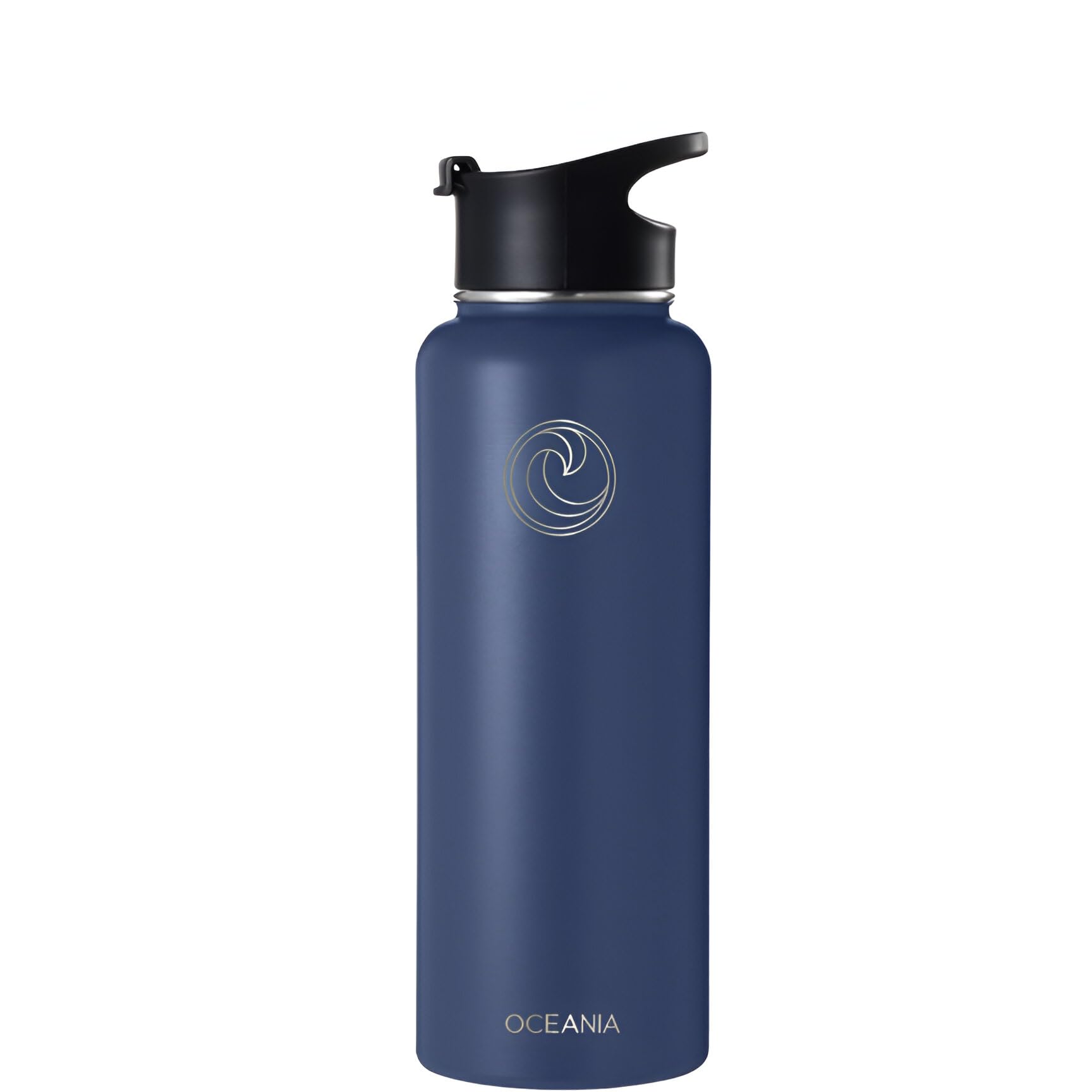 Oceania Flask 40Oz Stainless Steel Water Bottles  Modern, Leakproof, Hydro-
