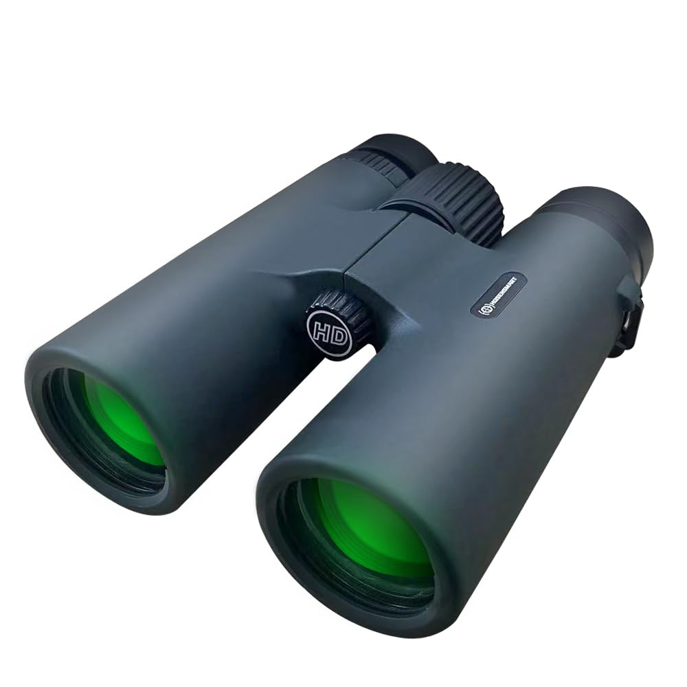 Huanqiusensmart Binoculars Telescope10X42 Hd Telescope Fully Multi-Coated Rubber Armored High Power Compact Waterproof For Bird Watching Travelfootball Games