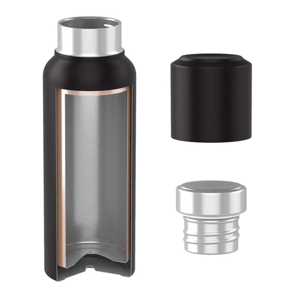 Simply Green Solutions 16.9 Oz. Thermos Bottle With Magnetic Cup Lid, Vacuum Copper Insulated Doubl