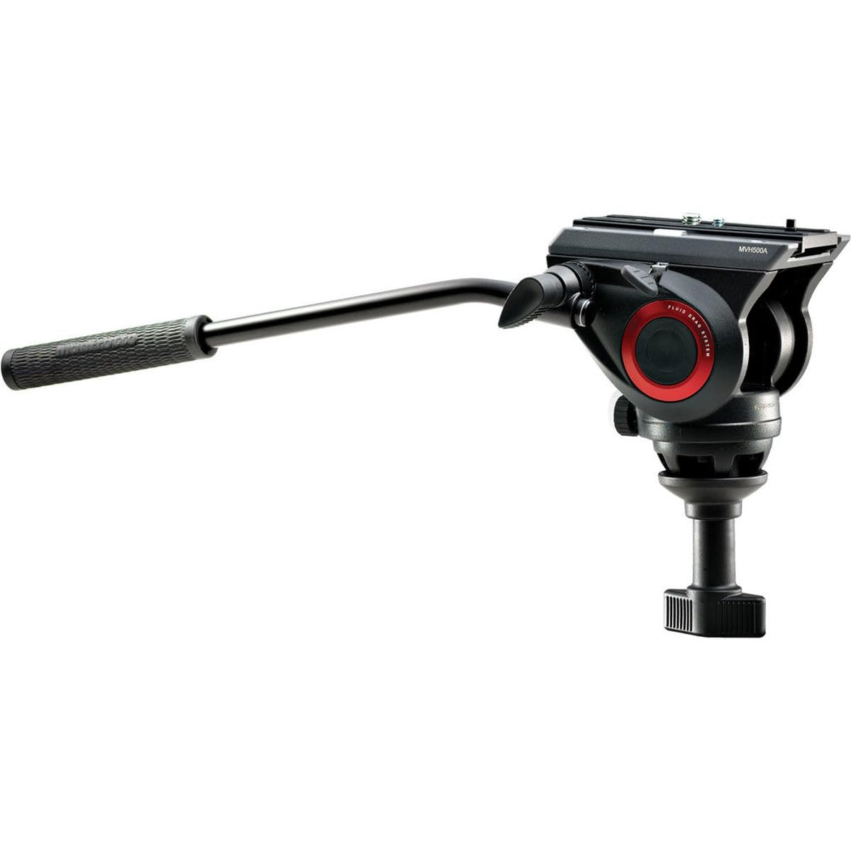 Manfrotto Mvk500Am Lightweight Fluid Video System With Twin Legs And Middle Spreader (Black)