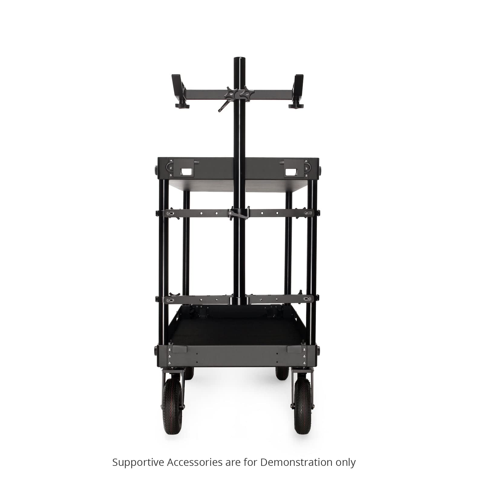 Proaim Dual Tripod Holder For Camera Cart. Holds Two Full-Size Tripods Up To 50Kg/110Lb. Compatible With Atlas V2 & Victor Series Carts. 1.5" / 38Mm Mast Attachment (Vctr-Th)