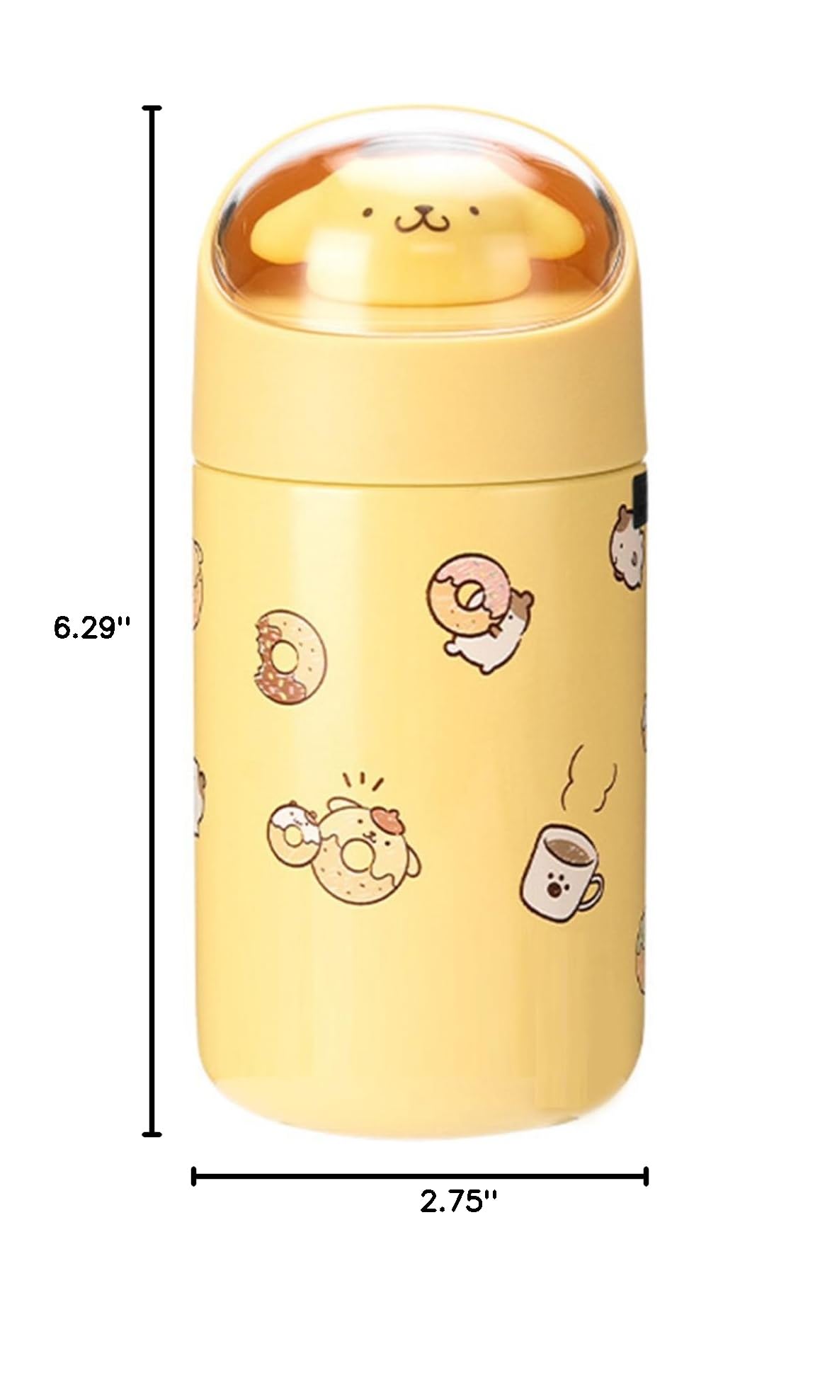 Cartoon Water Bottle Cute Anime Thermos Mug Adorable Insulated Bottle Portable Thermal Travel Mug