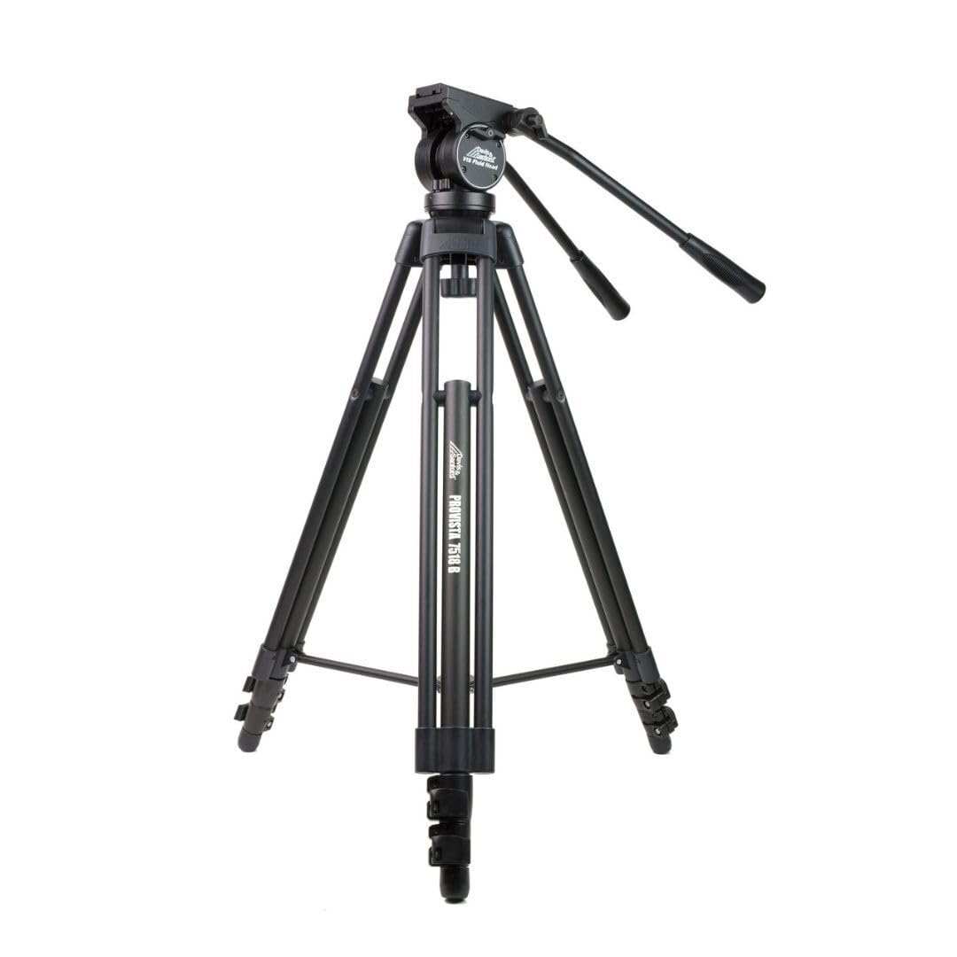 Davis & Sanford Provista7518B Pro Video Tripod With V18 Fluid Head, Black