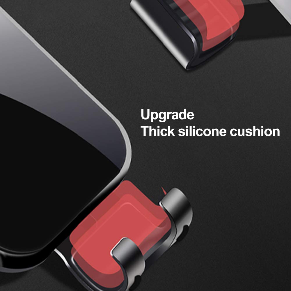 Kungkic Auto Universal Car Phone Holder Compatible With Volkswagen Vw Tiguan 2012 2013 2014 2015 2016 Air Vent Phone Mount Adjustable Car Phone Cradle Fit For 4-6.2 Inches Phone Iphone Samsung (Black)