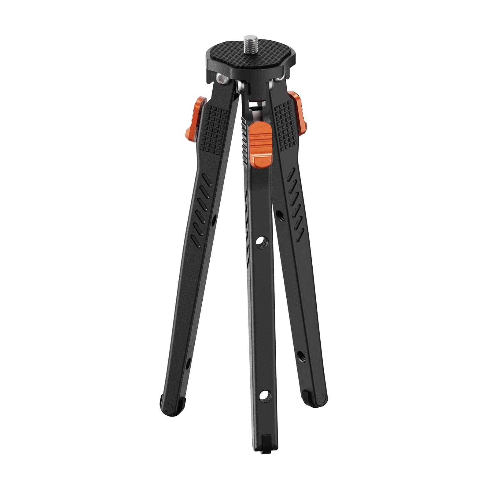 Lhotse Mini Camera Tripod With 1/4" Screw, Desktop Tabletop Tripod Stand Fit For Gopro Hero/Osmo Mobile/Gimbal Handle Grip Stabilizer/Crane 2/Smooth 4 And All Cameras Black