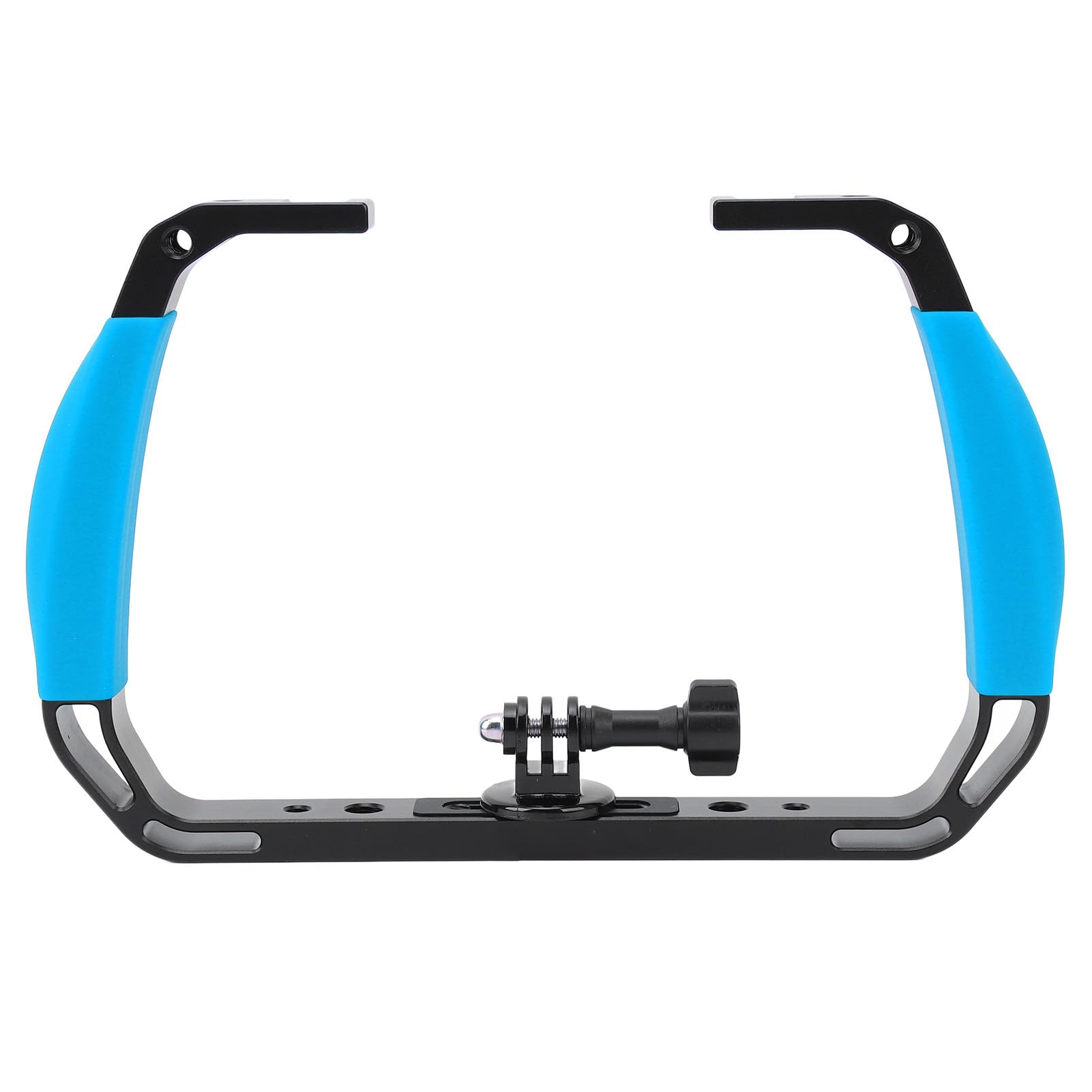 Youthink Underwater Diving Rig Stabilizer With Non Slip Grip For Action Camera Handle - For Diving Enthusiasts And Videographers - Aluminium Alloysilicone (Sky Blue)