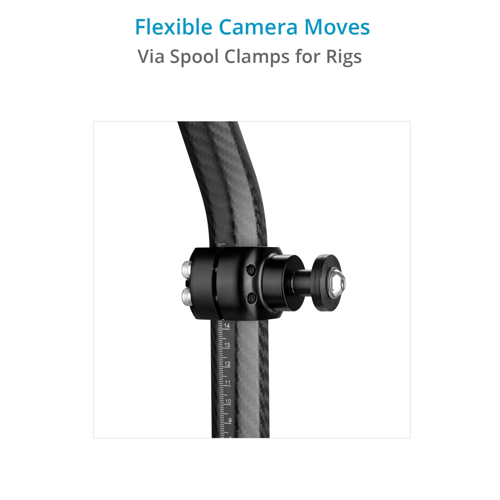 Proaim Cf Carbon Fiber Star Ring For Handheld Camera Gimbal Stabilizers & Body Support Rigs. Payload Up To 20Kg / 44Lb. (P-Strg-Cf)