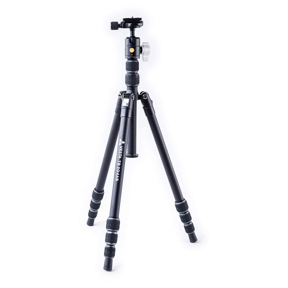 Vanguard Vesta Tb204Ab Compact Aluminum Travel Tripod With Ball Head