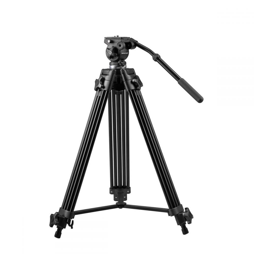 Draco Broadcast Dracast Dvt-17 Professional Heavy Duty Photo/Video Tripod With Fluid Head
